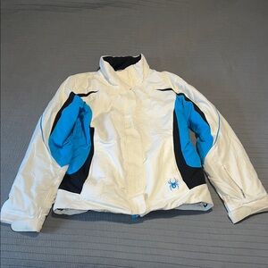 Spyder Blue and White Ski Jacket